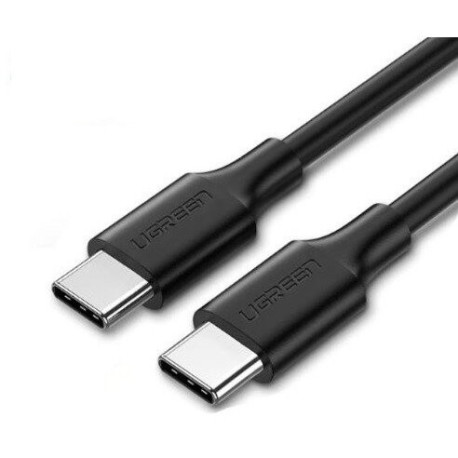 UGREEN US286 USB-C TO USB-C FAST CHARGING CABLE 3A 1M 60W BLACK