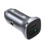 Ugreen CD130 USB-A / USB-C Dual Port Car Charger 30W (grey)