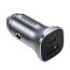 UGREEN CD130 USB-A/USB-C DUAL PORT CAR CHARGER 30W GREY