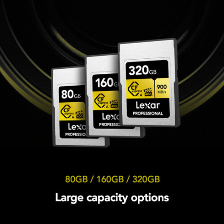 Lexar Professional 320GB CFexpress Type A Gold Series 30% Off - Sony Addict