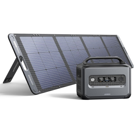 Ugreen GS120 Power Roam 1200W + solar panel 200W