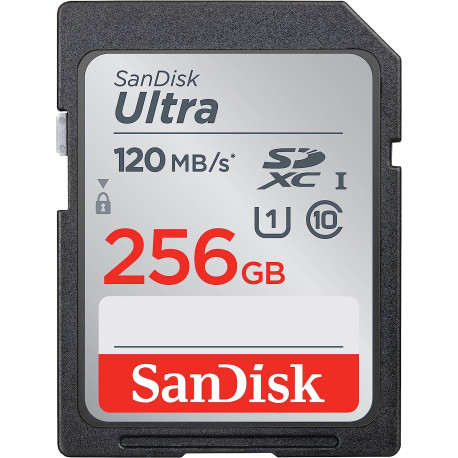 SANDISK ULTRA SDXC 256GB 120MB/S UHS-I SDSDUN4-256G-GN6IN