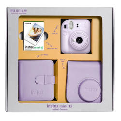 фотоапарат за моментални снимки Fujifilm Instax Mini 12 Box (Lilac Purple)