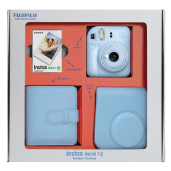 фотоапарат за моментални снимки Fujifilm Instax Mini 12 Box (Pastel Blue)