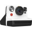 Instant Camera Polaroid Now 2 (black/white) + Film Polaroid I-Type color + Strap Polaroid Camera Strap Round (Rainbow)