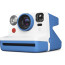 Instant Camera Polaroid Now 2 (blue) + Film Polaroid I-Type color + Strap Polaroid Camera Strap Round (Rainbow)