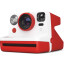 Instant Camera Polaroid Now 2 (red) + Film Polaroid I-Type color + Strap Polaroid Camera Strap Round (Rainbow)