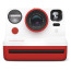 Instant Camera Polaroid Now 2 (red) + Film Polaroid I-Type color + Strap Polaroid Camera Strap Round (Rainbow)