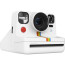 Instant Camera Polaroid Now Plus 2 (white) + Film Polaroid I-Type color + Strap Polaroid Camera Strap Flat Rainbow (white)