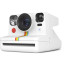 Instant Camera Polaroid Now Plus 2 (white) + Film Polaroid I-Type color + Strap Polaroid Camera Strap Flat Rainbow (white)