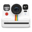 Instant Camera Polaroid Now Plus 2 (white) + Film Polaroid I-Type color + Strap Polaroid Camera Strap Flat Rainbow (white)