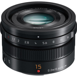 обектив Panasonic Leica DG Summilux 15mm f/1.7 ASPH (Употребяван)