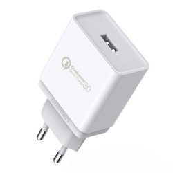 Ugreen CD122 USB-A Charger 18W 220V 3.0 (бял)