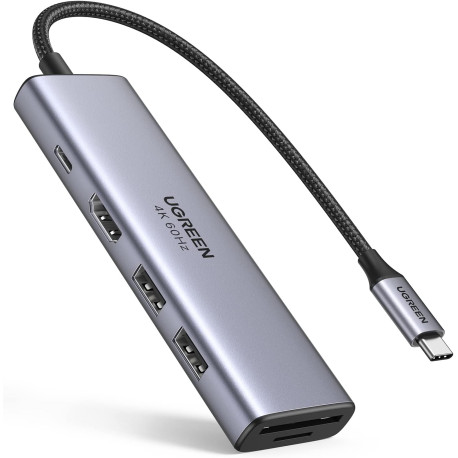 UGREEN CM511 6-IN-1 USB-C MULTIFUNCTION ADAPTER 4K/60HZ 100W