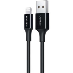 кабел Ugreen USB-A към Lightning 2.4A Fast Charging Cable 1m (черен)