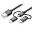 UGREEN US186 USB-A TO LIGHTNING 2.4A FAST CHARGING CABLE 1M BLACK