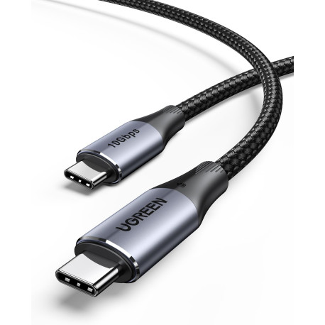 UGREEN US355 USB-C/USB-C 3.2 GEN2 CABLE 240W 1M BLACK