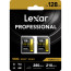 LEXAR PROFESSIONAL SDXC 2X128GB 1800X UHS-II R270M/W180MB/S V60 LSD1800128G-B2NNG