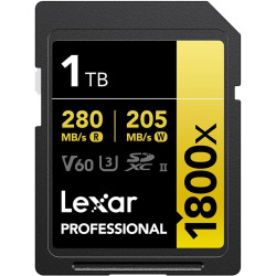 Memory card Lexar Professional SDXC 1TB 1800x UHS-II