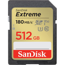 Memory card SanDisk Extreme SDXC 512GB UHS-I U3