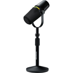 микрофон Shure MV7+ Podcast Microphone Stand Kit (черен)