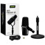 Shure MV7+ Podcast Microphone Stand Kit (black)