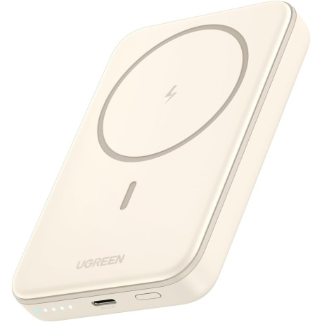 UGREEN PB561 MAGNETIC WIRELESS POWER BANK 10000MAH 20W BEIGE