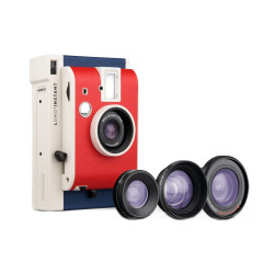 фотоапарат за моментални снимки Lomo LI800Boston Instant Boston + 3 обектива
