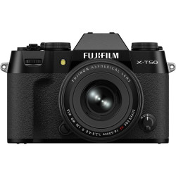 фотоапарат Fujifilm X-T50 (черен) + обектив Fujifilm Fujinon XF 16-50mm f/2.8-4.8 R LM WR