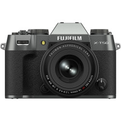 фотоапарат Fujifilm X-T50 (Charcoal Silver) + обектив Fujifilm Fujinon XF 16-50mm f/2.8-4.8 R LM WR