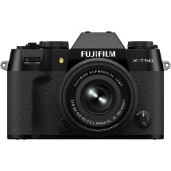 фотоапарат Fujifilm X-T50 (черен) + обектив Fujifilm XC 15-45mm f/3.5-5.6 OIS PZ