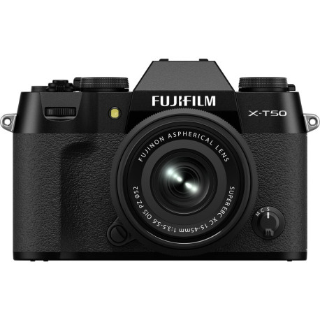 FUJIFILM X-T50 BLACK+15-45MM KIT