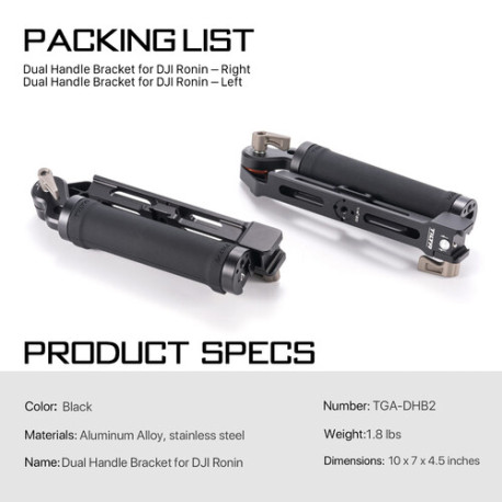 Accessory Tilta Dual Handle Bracket for DJI Ronin | PhotoSynthesis