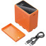 NP-F970 USB-C Rechargeable Camera Battery (Orange)