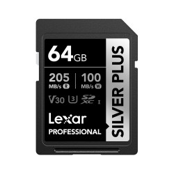 карта Lexar Professional Silver Plus SDXC 64GB UHS-I