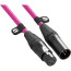 XLR Cable 3m (Pink)