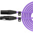 XLR Cable 6m (Purple)