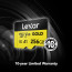 LEXAR PROFESSIONAL GOLD MICRO SDXC 256GB UHS-II V60 R280/W180MB/S LMSGOLD256G-BNNNG