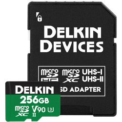 Delkin Devices POWER UHS-II microSDXC 256GB + microSD Adapter