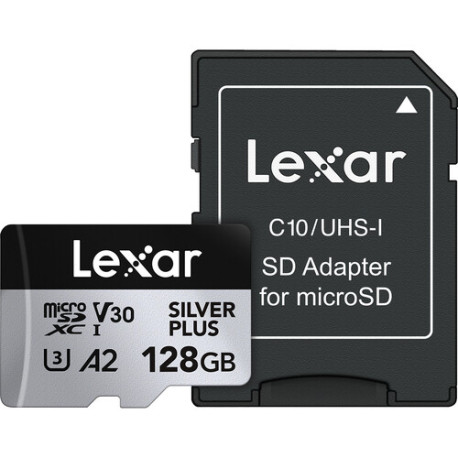 Professional Silver Plus Micro SDXC 64GB UHS-I