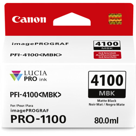 Canon PFI-4100 MBK Matte Black Ink Tank 80ml