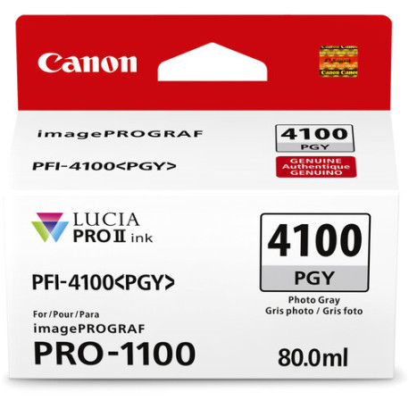 CANON PFI-4100 PGY PHOTO GREY INK TANK