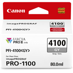 Canon PFI-4100 GY Gray Ink Tank 80ml