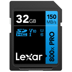 Lexar LEXAR PROFESSIONAL 800X PRO SDHC 32GB 150MB/S LSD0800P032G-BNNNG