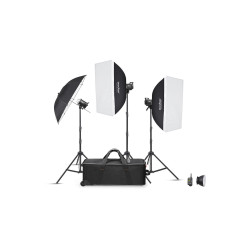 Godox MS300V-D Studio Flash Trio Studio Flash Kit