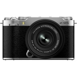 фотоапарат Fujifilm X-M5 (сребрист) + обектив Fujifilm XC 15-45mm f/3.5-5.6 OIS PZ