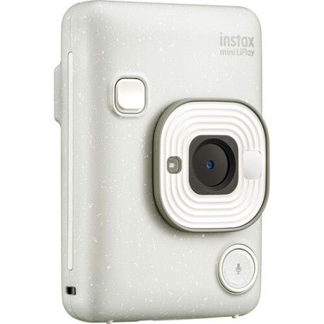 FUJIFILM INSTAX MINI LIPLAY CAMERA MISTY WHITE