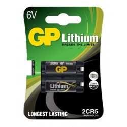 Battery GP 2CR5 Photo Lithium 6V