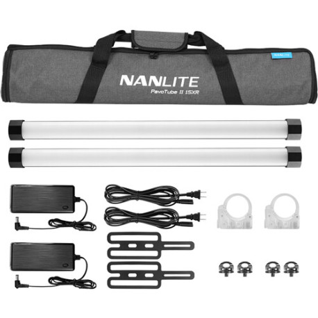 NanLite PavoTube II 15XR RGBWW LED Pixel Tube x2 Kit