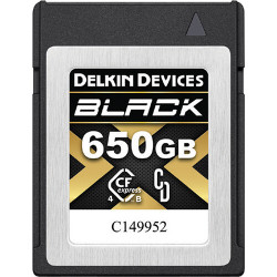 Memory card Delkin Devices Black CFexpress Type B 325GB